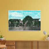 The Hotel Maryland and GroundsPasadena, CA Canvas Afdruk (Insitu (Woonkamer))