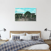 The Hotel Maryland and GroundsPasadena, CA Canvas Afdruk (Insitu (Slaapkamer))