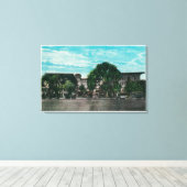 The Hotel Maryland and GroundsPasadena, CA Canvas Afdruk (Insitu (Houten vloer))