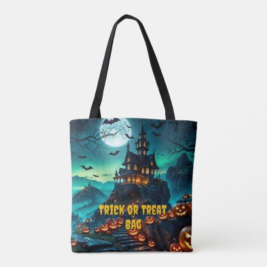 The House by the Pumpkin Road Tote Bag (Achterkant)
