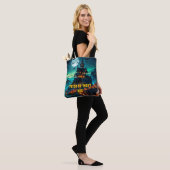 The House by the Pumpkin Road Tote Bag (Op model)