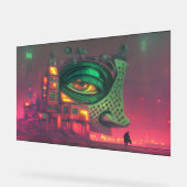 The House is Not Impressed Acrylic Sign Acryl Bord (Hoek)