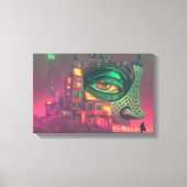 The House is Not Impressed Acrylic Sign Canvas Afdruk (Voorkant)