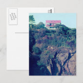 The House of a Cliff, Tenby, Wales, UK Briefkaart (Voorkant / Achterkant)