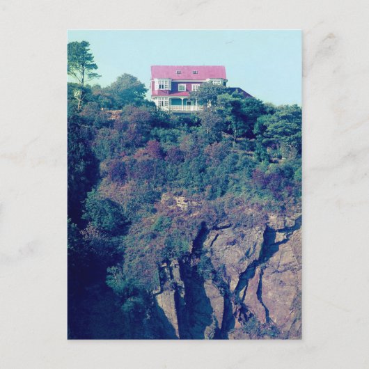 The House of a Cliff, Tenby, Wales, UK Briefkaart (Voorkant)