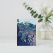 The House of a Cliff - Tenby, Wales, UK Visitekaartje (Staand voorkant)