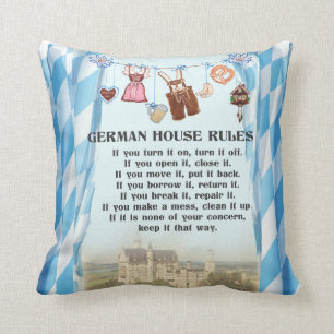 The House Rules Castle Neuschwanstein Pillow Kussen