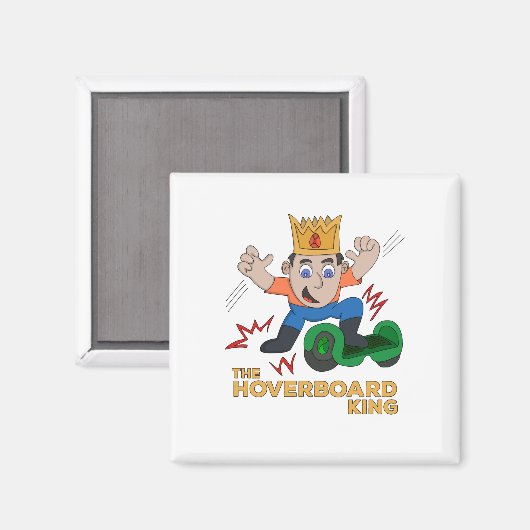 The Hoverboard King Magneet (Voorkant / Achterkant)