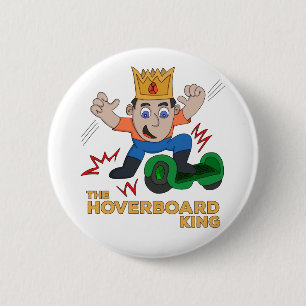 The Hoverboard King Ronde Button 5,7 Cm