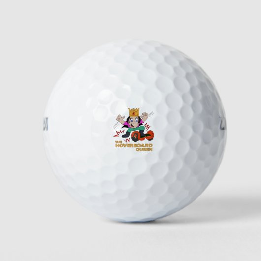 The Hoverboard Queen Golfballen (Voorkant)