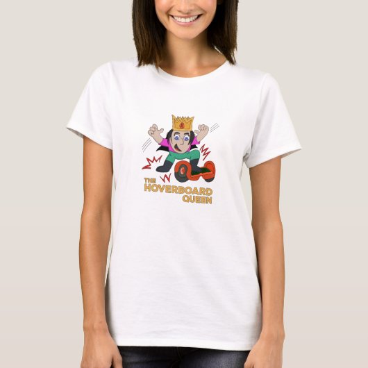 The Hoverboard Queen T-shirt (Voorkant)