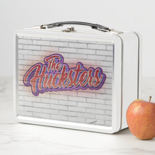 The Hucksters Officiële Band Merch Metal Lunchbox (In situ)