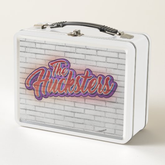The Hucksters Officiële Band Merch Metal Lunchbox (Voorkant)