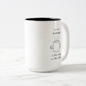 The Hug Mug Tweekleurige Koffiemok (Voorkant rechts)