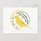 The Human Canaries Already Know Briefkaart (Voorkant)