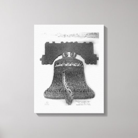 The Human Liberty Bell in Camp/Fort Dix Print (Voorkant)