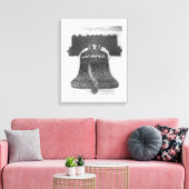 The Human Liberty Bell in Camp/Fort Dix Print (Insitu (Woonkamer))