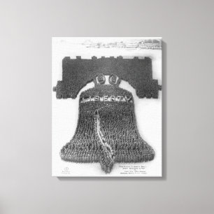 The Human Liberty Bell in Camp/Fort Dix Print