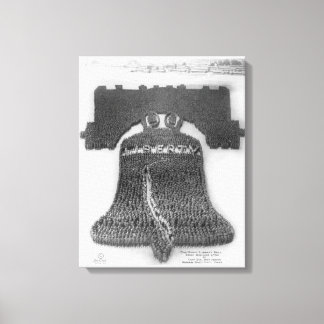 The Human Liberty Bell in Camp/Fort Dix Print