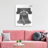 The Human Liberty Bell in Camp/Fort Dix Print (Insitu (Woonkamer))