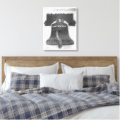 The Human Liberty Bell in Camp/Fort Dix Print (Insitu (Slaapkamer))