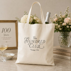 The Hundred Club Vintage 100e Verjaardag Tote Bag