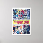 The Hungry Lodger  1950s Horror Comics Canvas Afdruk (Voorkant)