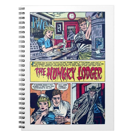The Hungry Lodger  1950s Horror Comics Notitieboek (Voorkant)