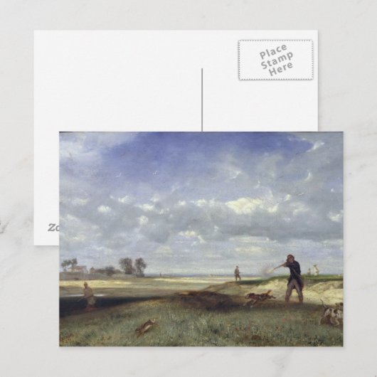 The Hunt, 1847 Briefkaart (Voorkant / Achterkant)