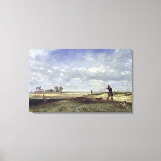 The Hunt, 1847 Canvas Afdruk (Voorkant)