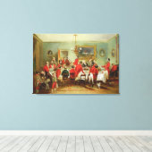 The Hunt Breakfast, Bachelor's Hall, 1836 (olie op Canvas Afdruk (Insitu (Houten vloer))