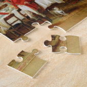 The Hunt Breakfast, Bachelor's Hall, 1836 (olie op Legpuzzel (Zijkant)