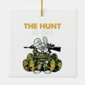 The Hunt Is On Easter Ornament (Achterkant)