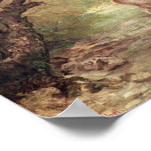 The Hunted Roe-Deer on the alert, Spring, 1867 Poster (Hoek)