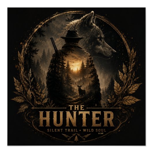 The Hunter, In de Wilde Stilte  Perfect Poster (Voorkant)