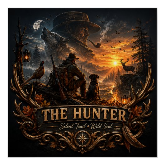 The Hunter, In de Wilde Stilte Perfect Poster (Voorkant)