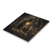 The Hunter, In de Wilde Stilte  Tegeltje (Zijkant)