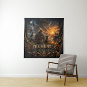 The Hunter, In de Wilde Stilte Wandkleed (In situ)