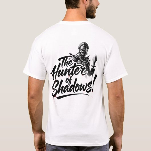 The_Hunter_of_Shadows_Dark_Justice! T-shirt (Achterkant)