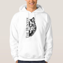 The Hunter Wolf Grafische Hoodie
