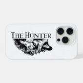 The Hunter Wolf Hoesje Ontwerp iPhone Hoesje (Achterkant horizontaal)