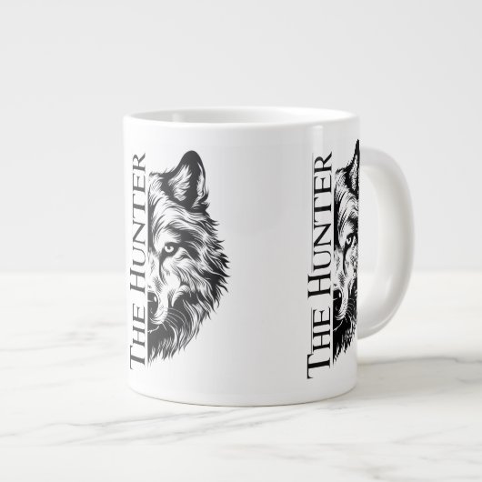 The Hunter Wolf Mok Design (Voorkant rechts)