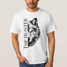 The Hunter Wolf Unisex T-Shirt – Heren