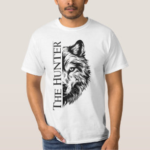 The Hunter Wolf Unisex T-Shirt – Heren