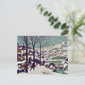 The Hunters In The Snow,  By Bruegel D. Ä. Pieter Briefkaart (Staand voorkant)