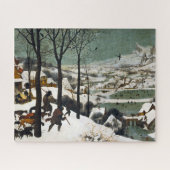 The Hunters in the Snow, Pieter Bruegel Legpuzzel (Horizontaal)