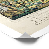 The Hunter's Procession, c.1850 (met de hand gekle Poster (Hoek)