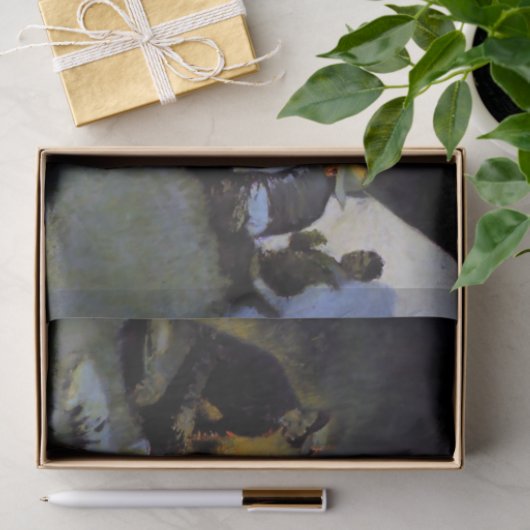 "The Hunter's Supper" van Frederic Remington Tissuepapier (Geschenk)