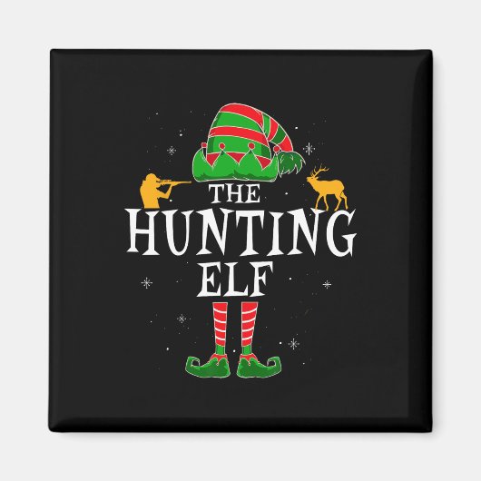 The Hunting Elf Group Matching Family Kersthu Magneet (Voorkant)