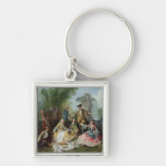 The Hunting Party Meal, c. 1737 Sleutelhanger (Voorkant)